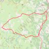 Trace GPS Plateau de l'Aubrac - Aumont, itinéraire, parcours
