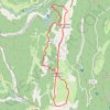 Trace GPS Tour du Vercors jour 1, itinéraire, parcours