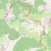 Trace GPS L'ECHALP-ABRIES, itinéraire, parcours