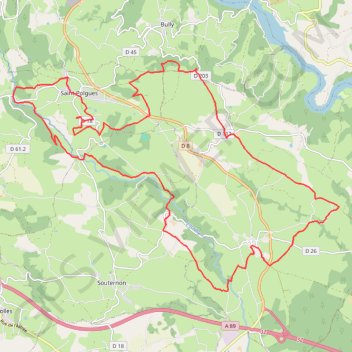 Trace GPS Le Val d'Isable sauvage et ses petits ponts - Amions, itinéraire, parcours