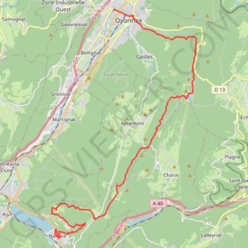 Trace GPS La Trace des Maquisards - 25km, itinéraire, parcours
