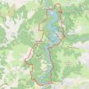 Trace GPS Tour du barrage de Grangent, itinéraire, parcours