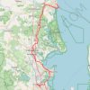 Trace GPS Brisbane - Currimundi, itinéraire, parcours