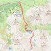 Trace GPS Barèges (Tournaboup) - Lac d'Estagnol, itinéraire, parcours