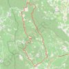 Trace GPS Du Beaucet au cirque de Saint Amand, itinéraire, parcours