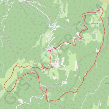 Trace GPS Tour du cirque de Malleval, itinéraire, parcours