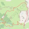 Trace GPS Pic de Girantès ou du Mont Ceint depuis Coumebières, itinéraire, parcours