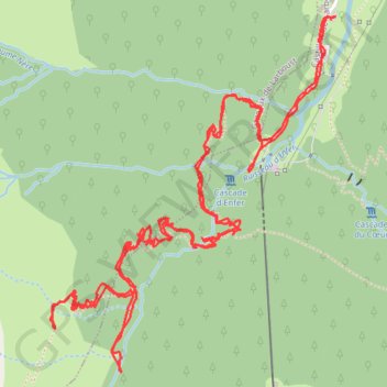 Trace GPS 2017-08-17 11:27:40 Jour, itinéraire, parcours
