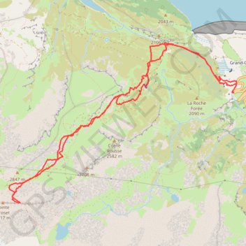 Trace GPS Punta Malamot, itinéraire, parcours