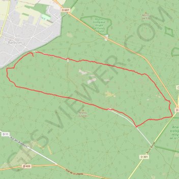 Trace GPS Marche Nordique autour des Gorges d'apremont, itinéraire, parcours