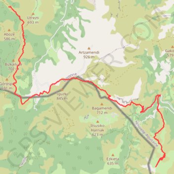 Trace GPS Traversée des Pyrénées - Étape 03, itinéraire, parcours