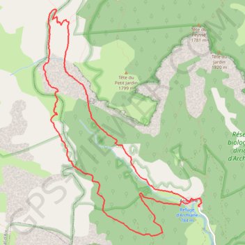 Trace GPS Vire du Sambardou - Reco du 04-05-19, itinéraire, parcours
