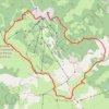 Trace GPS Backcountry Ski à Risoul 1850, itinéraire, parcours