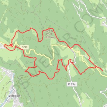 Trace GPS Col de Portes 19Km, itinéraire, parcours