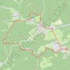 Trace GPS Autour du château de Lichtenberg, itinéraire, parcours