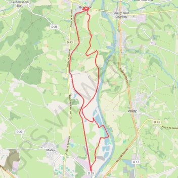 Trace GPS La Briennonaise Familial, itinéraire, parcours