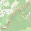 Trace GPS Vallon de l'Aigue Brun, itinéraire, parcours