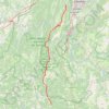 Trace GPS GR91 De Saint-Nizier-du-Moucherotte (Isère) à Miscon (Drôme), itinéraire, parcours