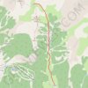 Trace GPS Souliers-Lac de Souliers, itinéraire, parcours