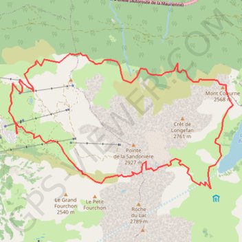 Trace GPS Col des Marches, itinéraire, parcours