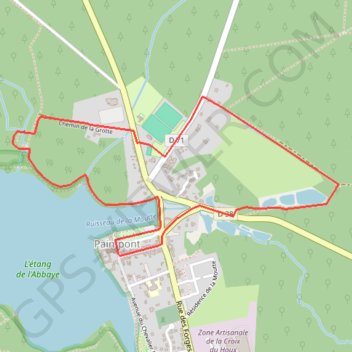 Trace GPS Au cœur de Brocéliande - Paimpont, itinéraire, parcours