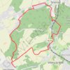 Trace GPS Sart Dames Avelines-2023-02-27_14 km, itinéraire, parcours