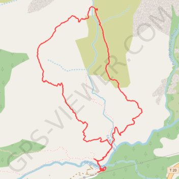 Trace GPS Boucle de la Richjusa, itinéraire, parcours