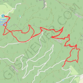 Trace GPS La Barillette - ski de rando, itinéraire, parcours