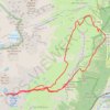 Trace GPS Lac Blanc Lacs de Chèserys, itinéraire, parcours