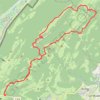 Trace GPS Crêt de la Neuve, itinéraire, parcours