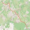 Trace GPS GR20 Conca-Paliri, itinéraire, parcours