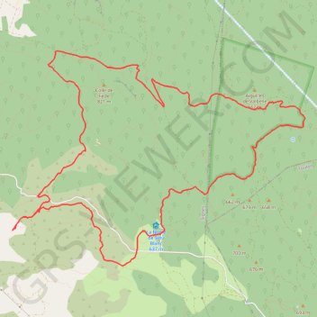 Trace GPS Éléphant de Pierre - Aiguilles de Valbelle à Siou-Blanc, itinéraire, parcours