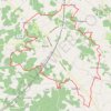Trace GPS Base VTT Aubeterre-Tracé N°10-Yviers, itinéraire, parcours