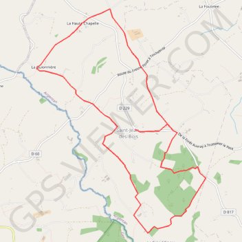 Trace GPS Michelot Moulin - Pays de Tinchebray, itinéraire, parcours