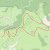 Trace GPS Côte Belle depuis le col de l'Holme (Sainte Luce), itinéraire, parcours