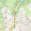 Trace GPS Les lacs et les ruines de Liantran depuis le Lac d'Estaing, itinéraire, parcours