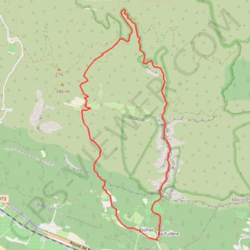 Trace GPS Luberon - Gorges du Régalon, itinéraire, parcours