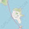 Trace GPS Terdav - Eoliennes - J3 - Transfert de Vulcano à Salina(JLo), itinéraire, parcours