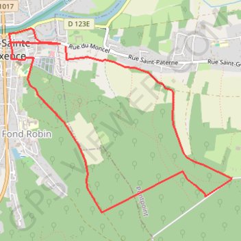 Trace GPS Autour du mont Calipet - 2h, itinéraire, parcours