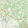Trace GPS GR65 chemin de Saint Jacques de Compostelle, itinéraire, parcours