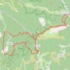 Trace GPS Valleraugue - Cap de Cote - Col de Montals, itinéraire, parcours