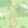 Trace GPS Pic de la Journalade par le Col de Port, itinéraire, parcours
