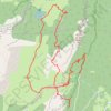 Trace GPS Draille du Charmille depuis pré Orcel (Chartreuse), itinéraire, parcours