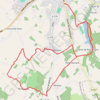 Trace GPS Tour de Miramont de Guyenne, itinéraire, parcours