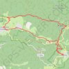 Trace GPS Massif de l'Aigoual - L'Espérou - Val du Bonheur - Saint-Sauveur Camprieu - Col de la Caumette - Prat Peyrot, itinéraire, parcours
