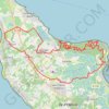 Trace GPS Foret des Saumonards à Boyardville 50kms, itinéraire, parcours