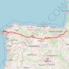 Trace GPS Compostelle a Velo - ESPAGNE, itinéraire, parcours