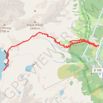Trace GPS Lac de Migouélou, itinéraire, parcours