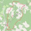 Trace GPS Bonaguil, sur le GR36, entre Périgord et Quercy, itinéraire, parcours