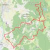 Trace GPS Col des Allebasses par Chadernolles, itinéraire, parcours